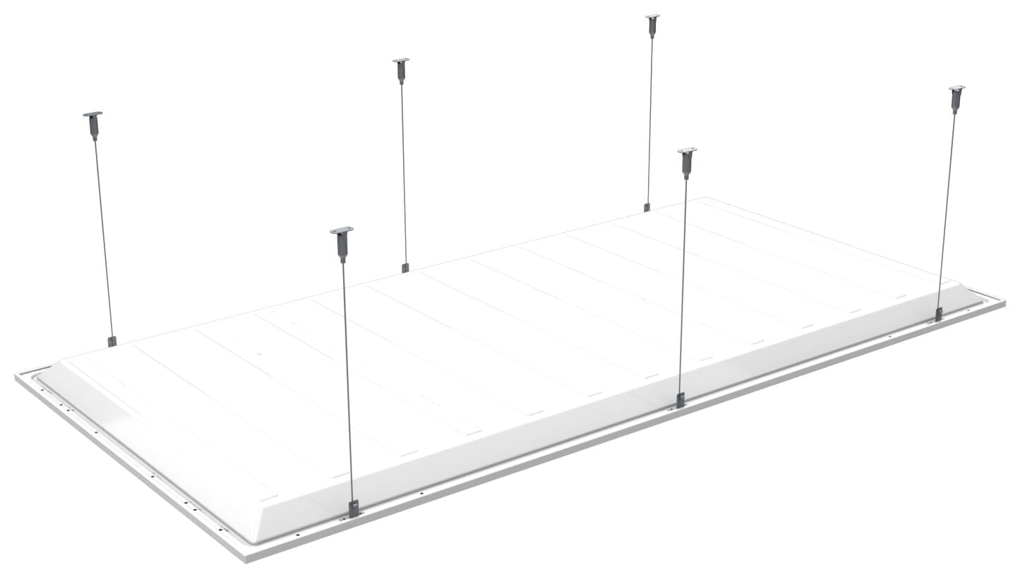 Panel Suspension Kits – Suspension Kit for 1200x600mm Backlit Panels