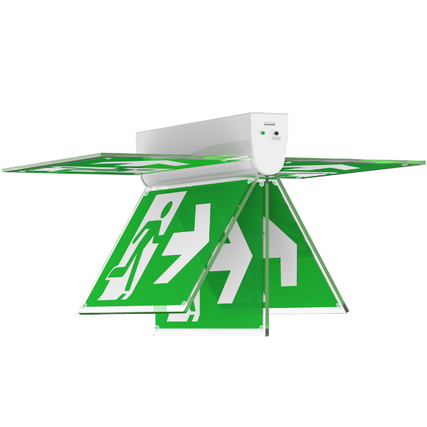 Bourne Multi-Installation DALI Emergency EXIT Blade IP20 3W